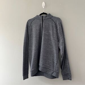 Greg Norman Blue Pullover Sweater 1/4 Zip Fleece Size XL